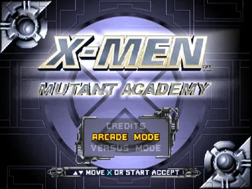 X-Men - Mutant Academy (JP) screen shot title